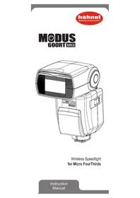 Notice Hähnel MODUS 600RT MK II (MICRO 43) Lampe