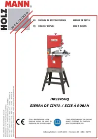 Notice Holzmann HBS245HQ Scie