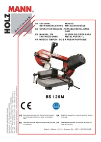 Notice Holzmann BS 125M Scie
