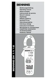Notice BENNING CM 12 équipements de mesure