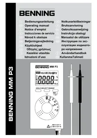 Notice BENNING MM P3 Multimetr