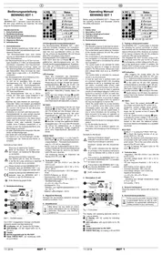 Notice BENNING SDT 1 équipements de mesure