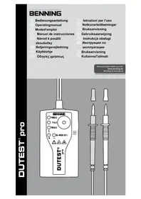 Notice BENNING DUTEST PRO Multimetr
