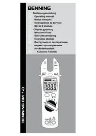 Notice BENNING CM 13 Multimetr