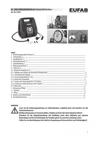 Notice EAL 21076 Compresseur