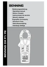 Notice BENNING CM P1 Multimetr
