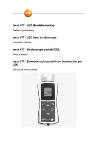 Notice Testo 477 Odomètre