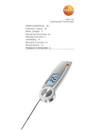 Notice Testo 104 Thermometer