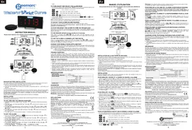 Notice GEEMARC WAKE 'N SHAKE CURVE Radio-réveil