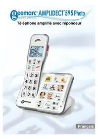 Notice GEEMARC AMPLIDECT 595 PHOTO Téléphone