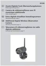 Notice Pentatech DF20K Caméra de surveillance
