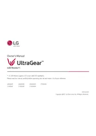 Notice LG ULTRAGEAR 27GQ50F 모니터