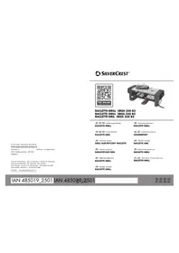 Notice SILVERCREST SRGA 350 A1 Appareil à raclette