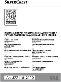 Notice SILVERCREST SHFD 1400 B2 Fritéza