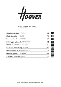 Notice HOOVER HOVEN 300 HOC3158IN Fırın