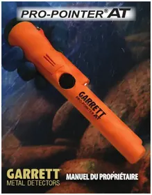 Notice GARRETT PRO POINTER AT Détecteur