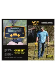 Notice GARRETT ACE 200I Détecteur