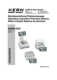 Notice Kern PCD 25002 Kitchen scales