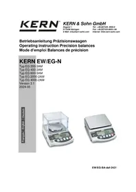 Notice Kern EW 2203NM Kitchen scales