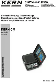Notice Kern CM 3201N Waagen
