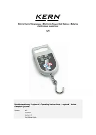 Notice Kern CH 50K50 Waagen