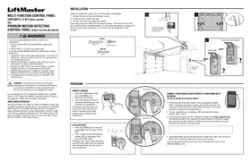 Notice LIFT-MASTER 886LMW Porte de garage