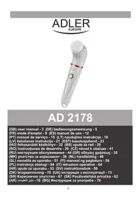 Notice ADLER AD 2178 Obličejová sauna