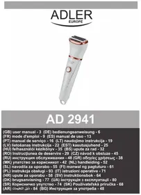 Notice ADLER AD 2941 Barbermaskine