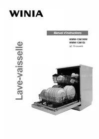 Notice WINIA WMW13M1SI Lave-vaisselle