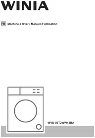 Notice WINIA WVD09T2WW12BA Machine à laver