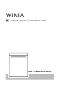 Notice WINIA WVW15A1ESI Lave-vaisselle