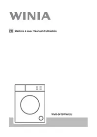 Notice WINIA WVD06T0WW12U Machine à laver
