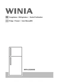 Notice WINIA WFNU5200XB Réfrigérateur