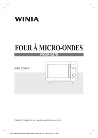 Notice WINIA WKOR8G7R Four à micro-ondes