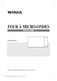 Notice WINIA WKOR1DBZ Four à micro-ondes