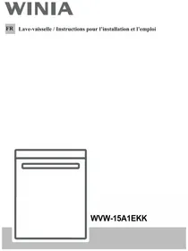 Notice WINIA WVW15A1EKK Lave-vaisselle