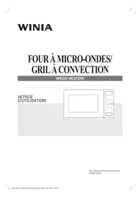 Notice WINIA WKOC9C5TDW Four à micro-ondes