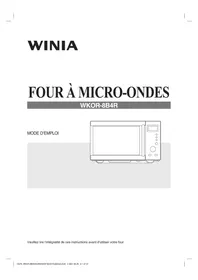 Notice WINIA WKOR8B4R Four à micro-ondes