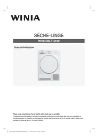 Notice WINIA WVR08CF1WW Sèche-linge