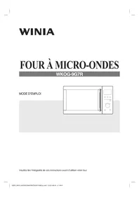 Notice WINIA WKOG9G7R Four à micro-ondes