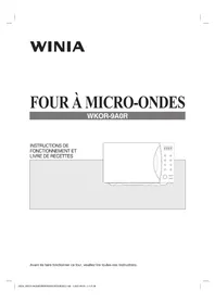 Notice WINIA WKOR9A0R Four à micro-ondes