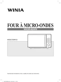Notice WINIA WKOR9GWW Four à micro-ondes