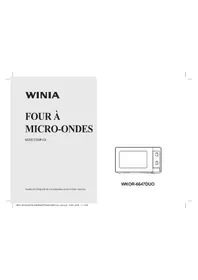 Notice WINIA WKOR6647DUO Four à micro-ondes
