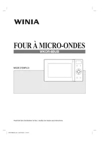 Notice WINIA WKOR8BUB Four à micro-ondes
