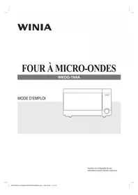 Notice WINIA WKOG1N4A Four à micro-ondes