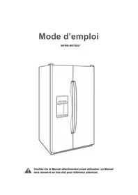 Notice WINIA WFRNM570D2X Réfrigérateur
