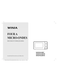 Notice WINIA WKOR6LM07B Four à micro-ondes