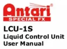 Notice Antari LCU1SE Machine à effet