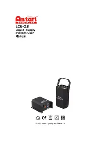 Notice Antari LCU2S Machine à effet