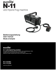 Notice Eurolite N11 Effektmaschine